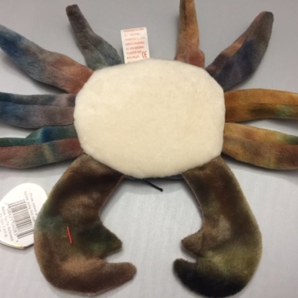 TY Beanie Baby Claude the Crab Collector Tag Errors 1996 - Picture 2 of 6